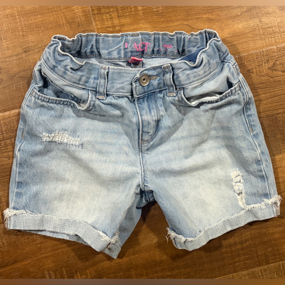Girls Midi Rolled Cuff Shorts 6x/7